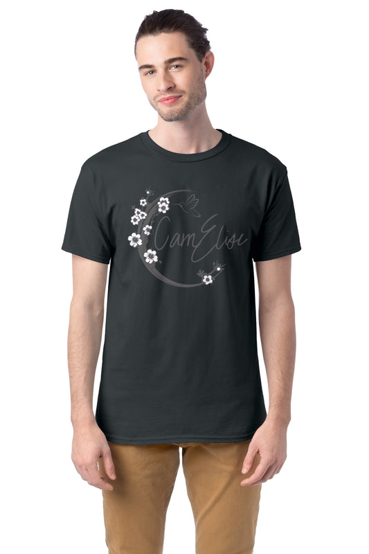 Cam Elise - Logo T-Shirt - Unisex - Triblend - Charcoal Black